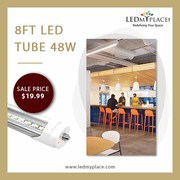 Purchase 8ft LED Tubes Lights 48W at Cheap Price !!